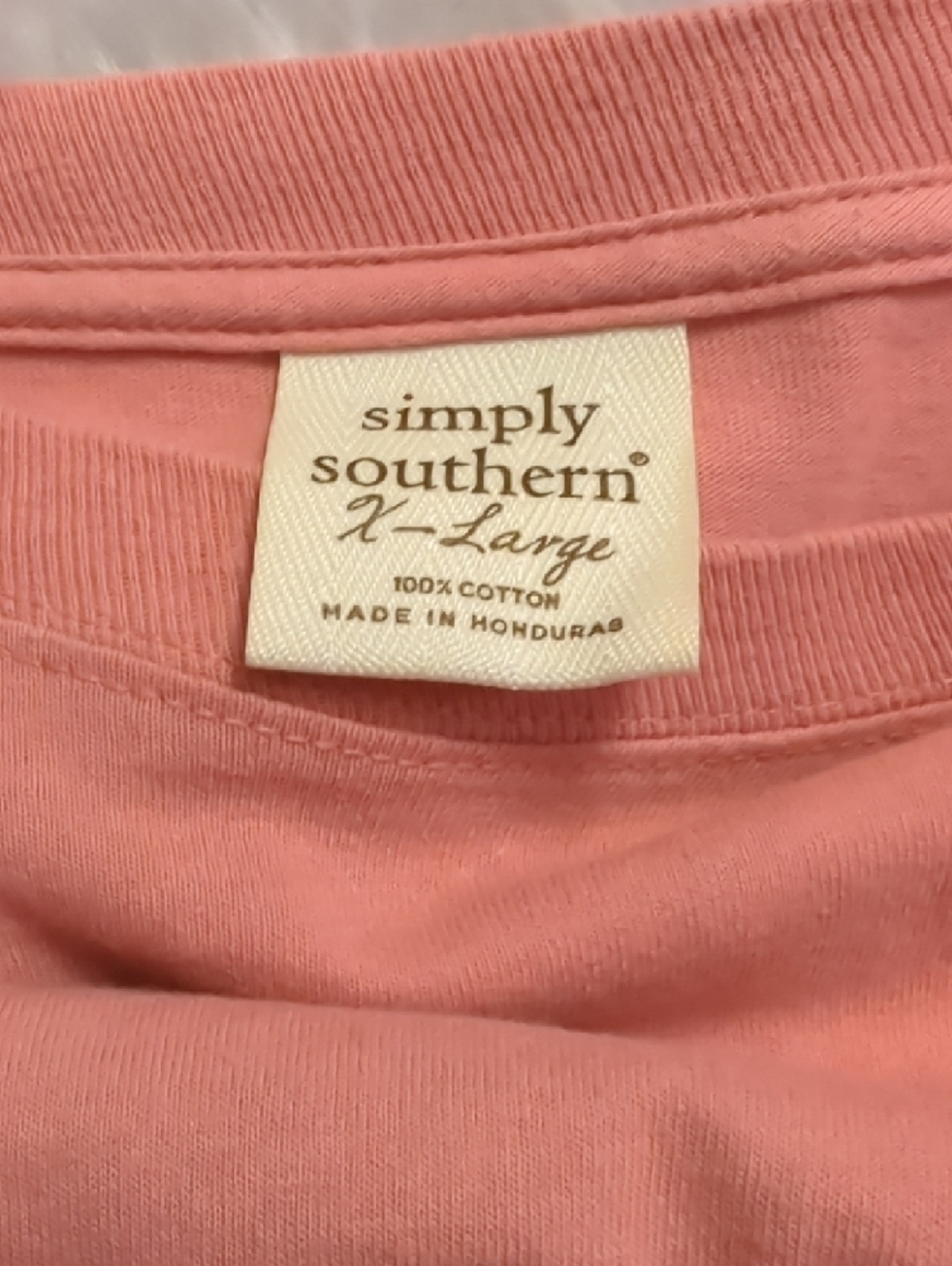Simply Southern Pink Tee With Raised On Trucks, Country Music & Jesus - Picture 5 of 6